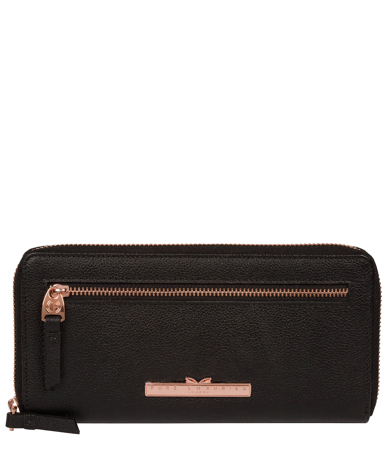'Knightley' Black Leather Purse image 1