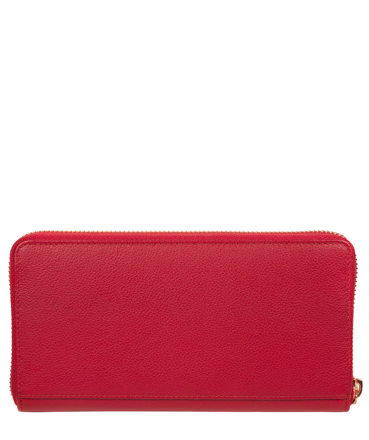 'Nardini' Cherry Leather Purse image 3