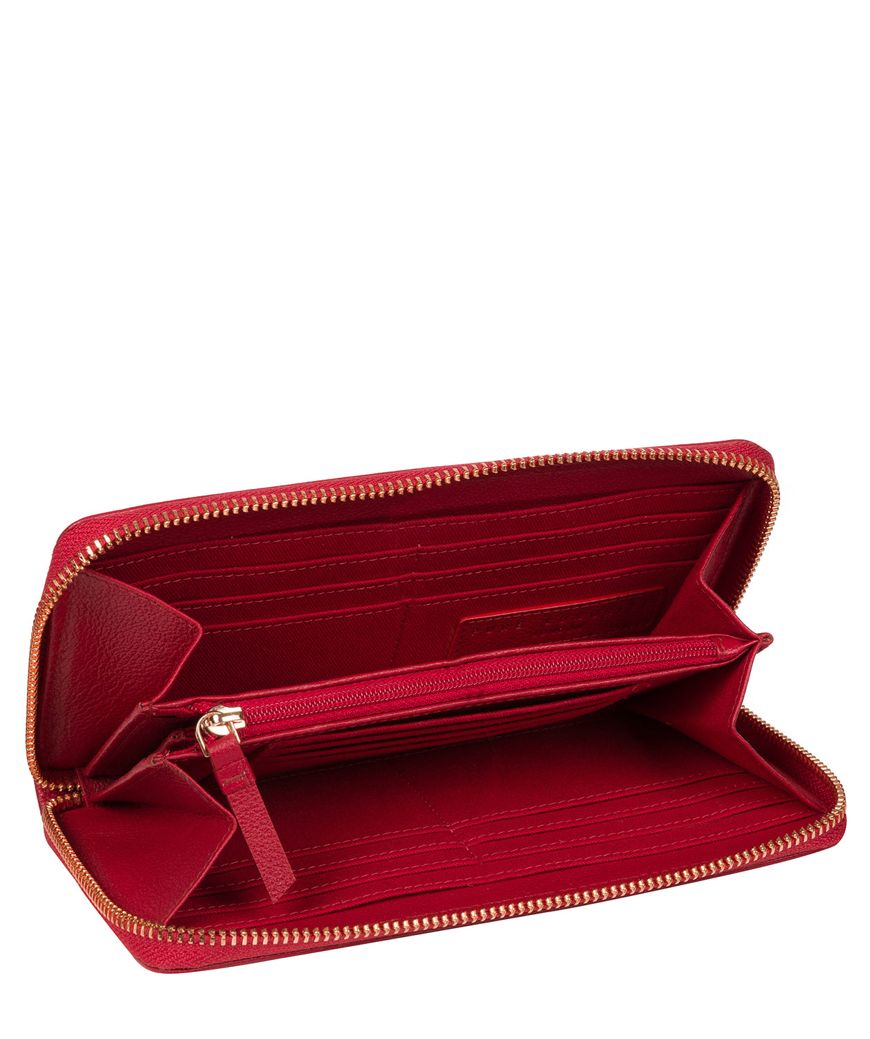 'Nardini' Cherry Leather Purse image 2