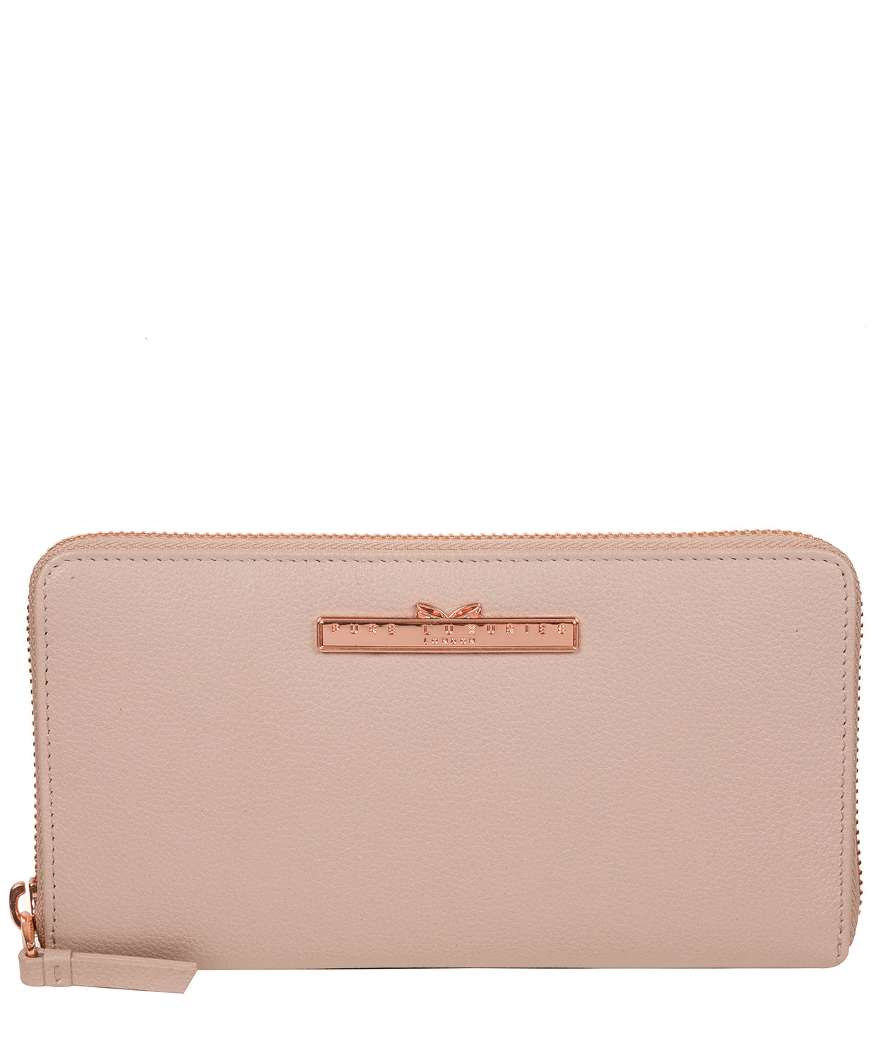 'Nardini' Dusty Pink Leather Purse image 1