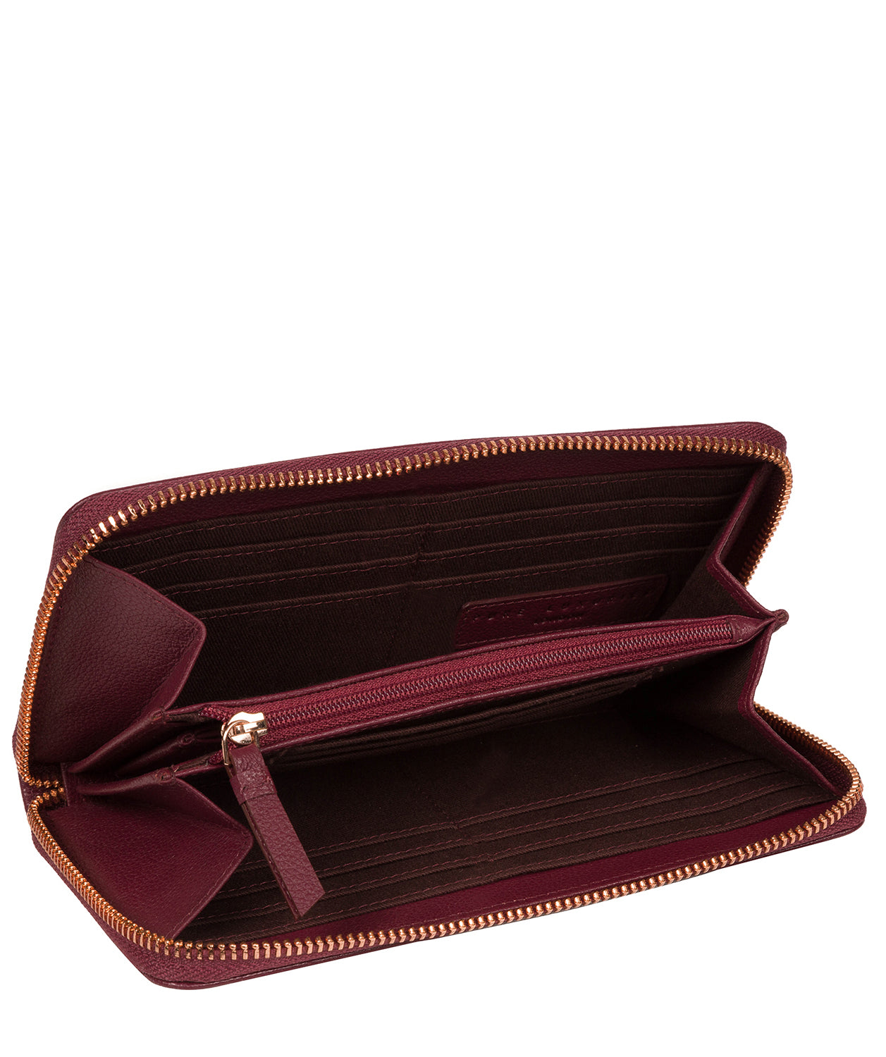 'Nardini' Pomegranate Leather Purse Pure Luxuries London