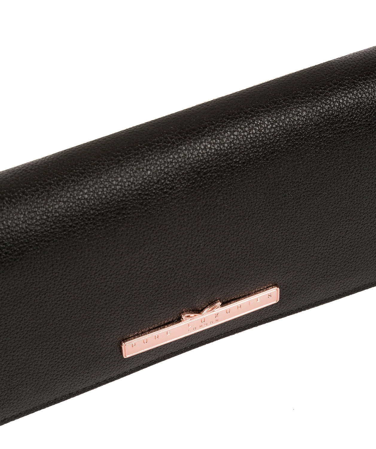 'Arterton' Black Leather Purse image 7