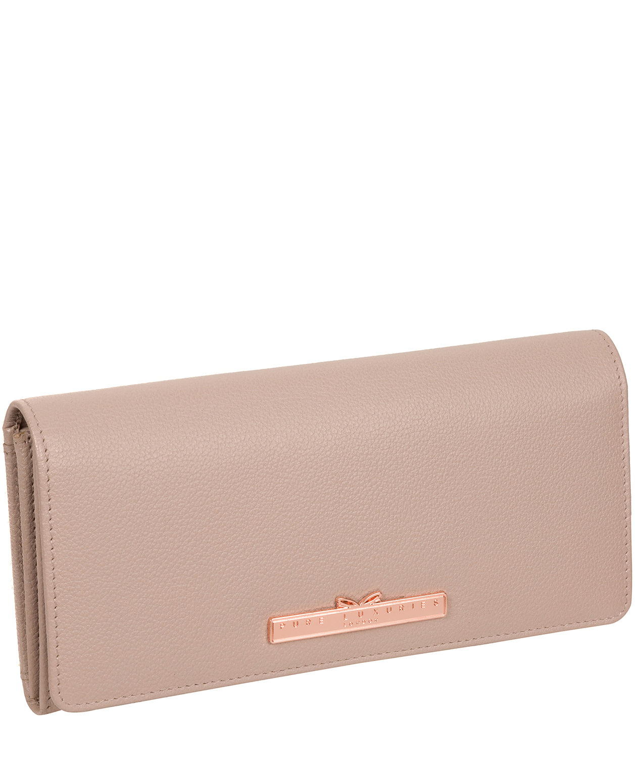 'Arterton' Dusty Pink Leather Purse image 3
