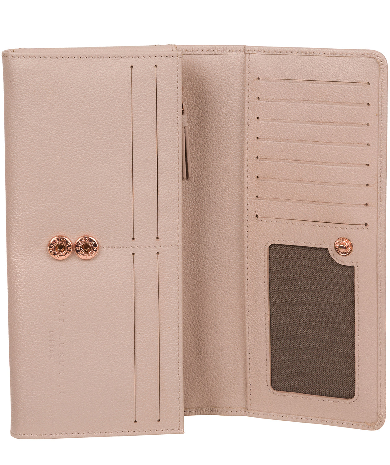 'Arterton' Dusty Pink Leather Purse image 2