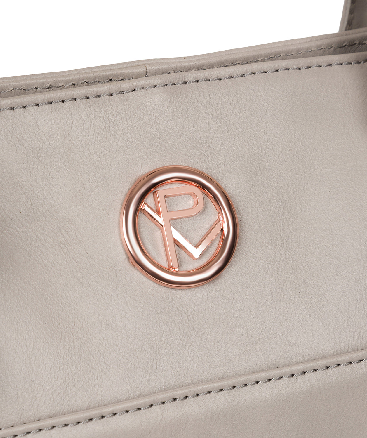 'Monet' Grey Leather Tote Bag image 6