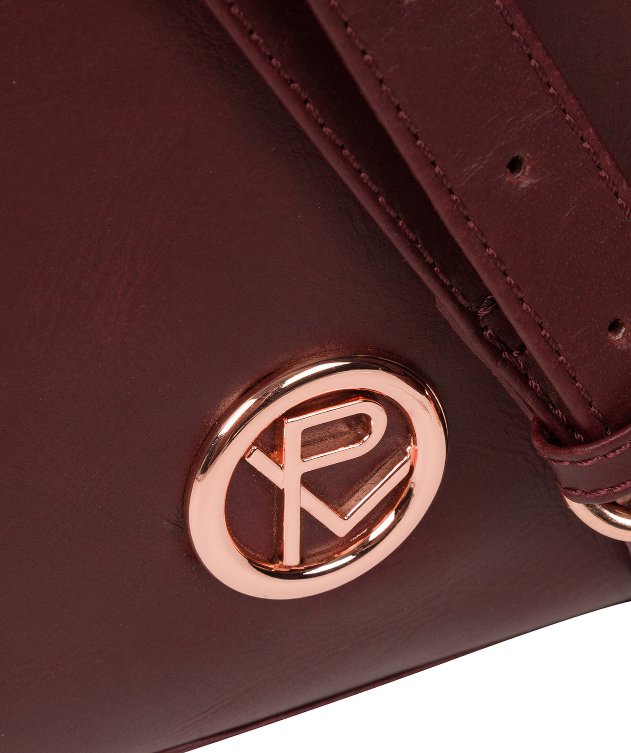 'Byrne' Burgundy Leather Cross Body Bag image 6