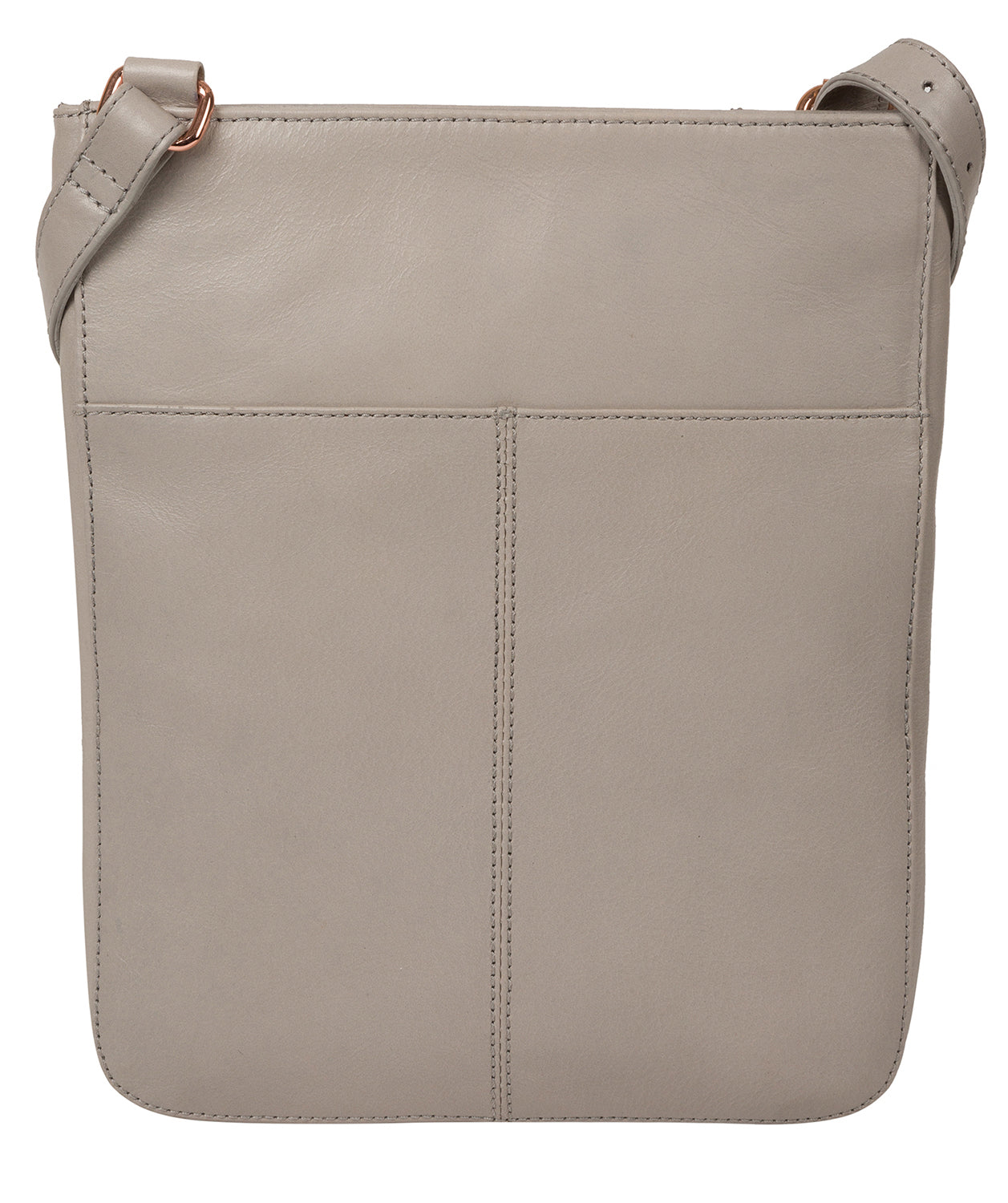 'Kahlo' Grey Leather Cross Body Bag image 3