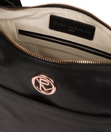 'Miro' Black Leather Shoulder Bag image 4