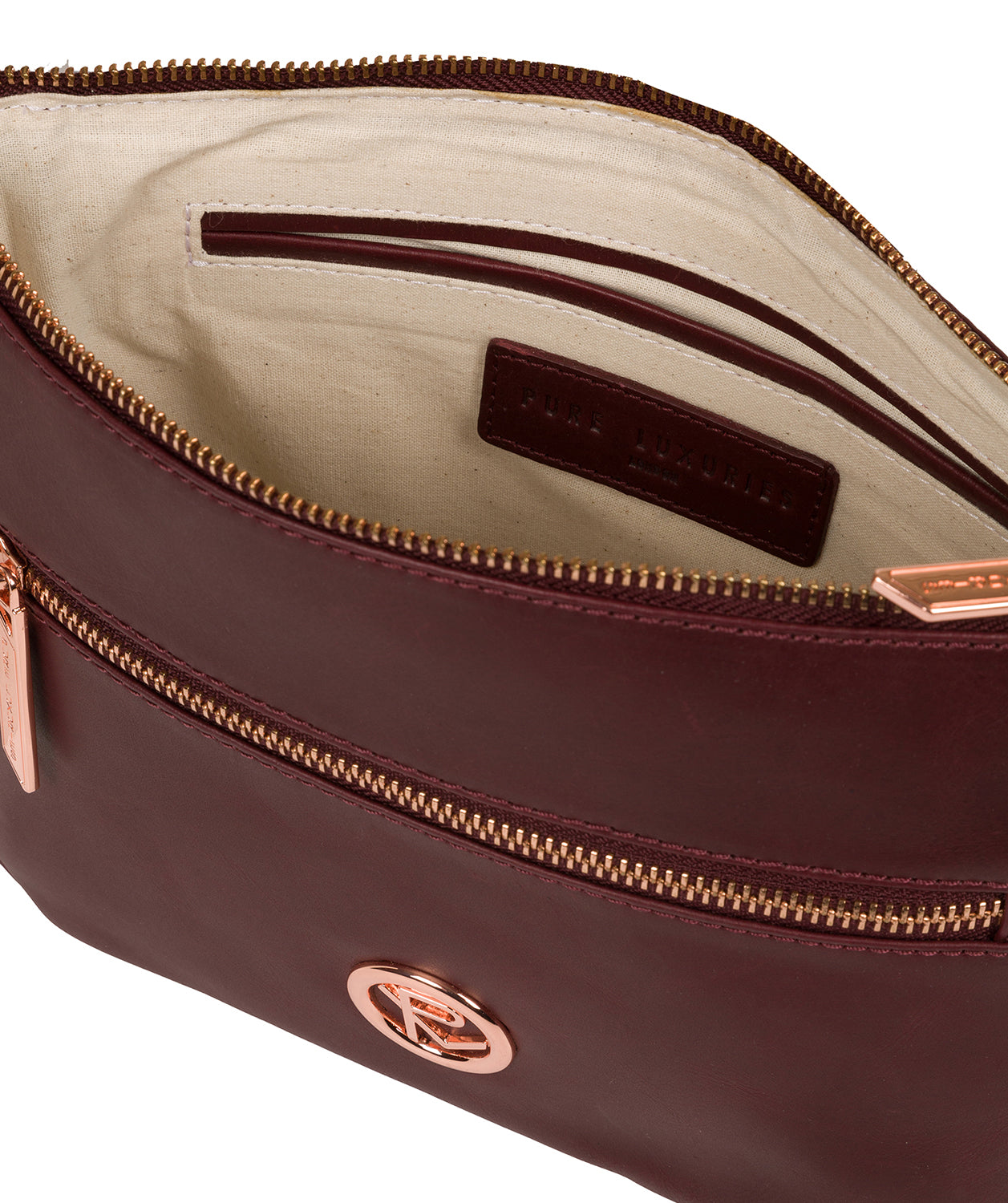 'Matisse' Burgundy Leather Cross Body Bag image 4