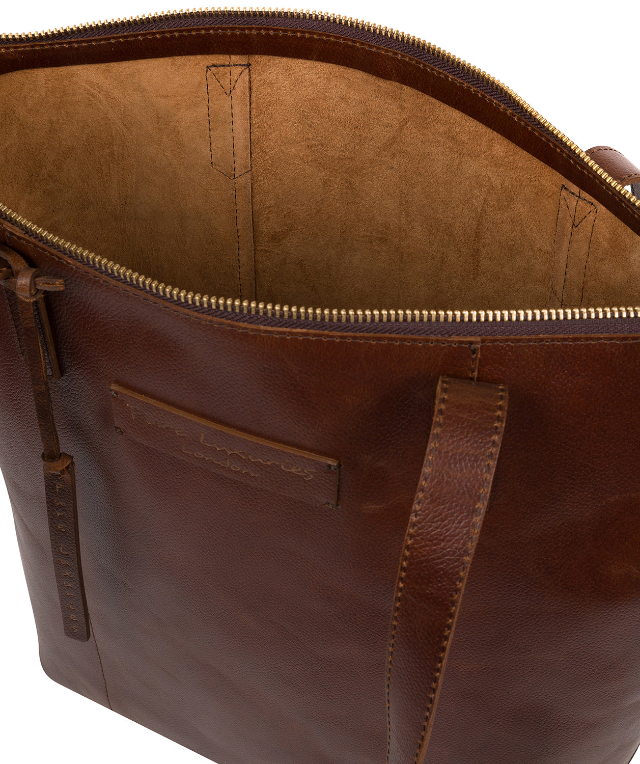 'Blendon' Vintage Brown Leather Tote Bag