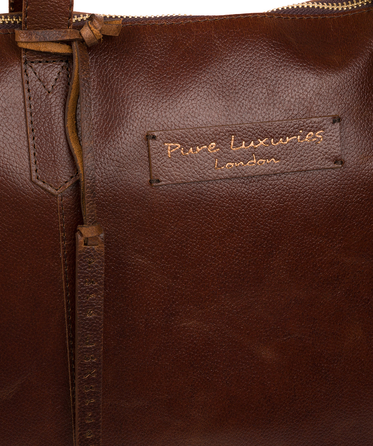 'Blendon' Vintage Brown Leather Tote Bag