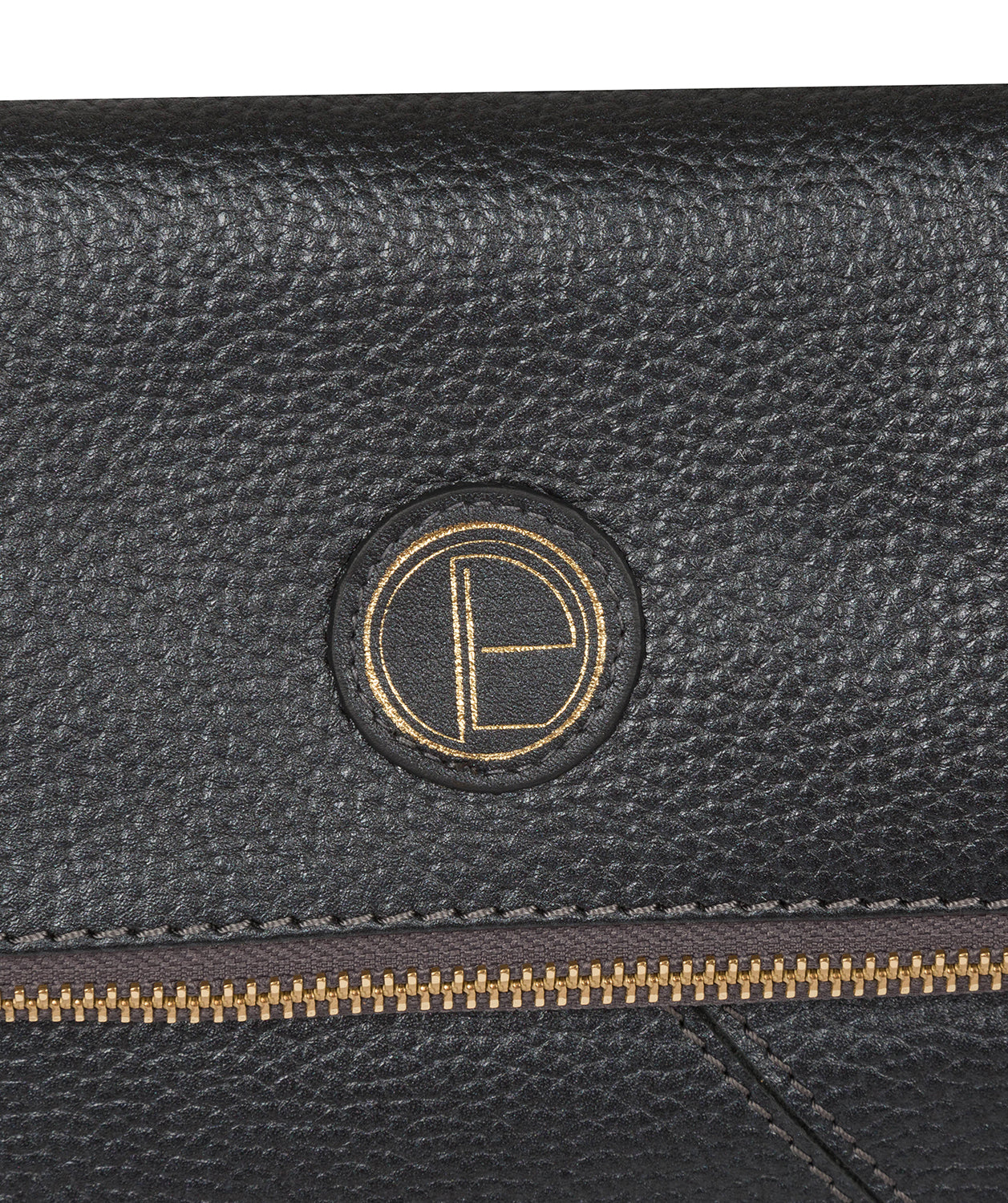 'Korin' Metallic Blue Steel Leather Cross Body Bag image 6