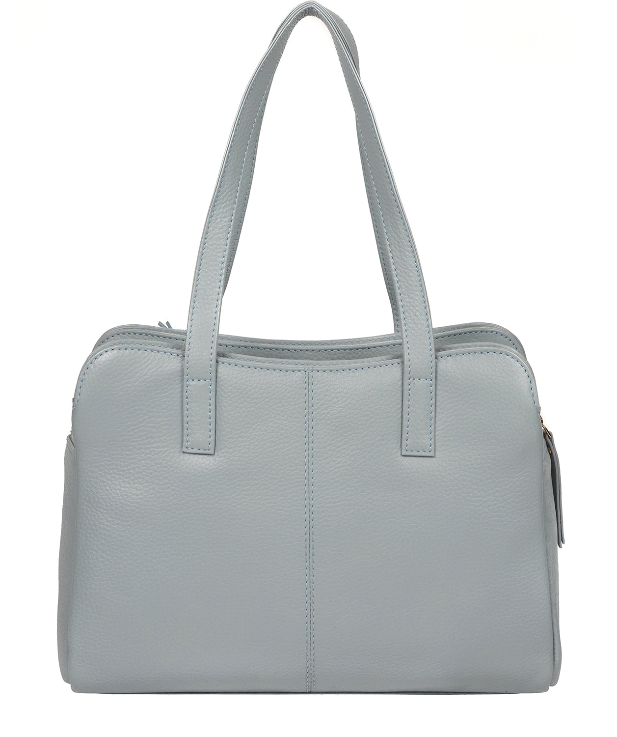 'Henna' Cashmere Blue Leather Handbag image 3