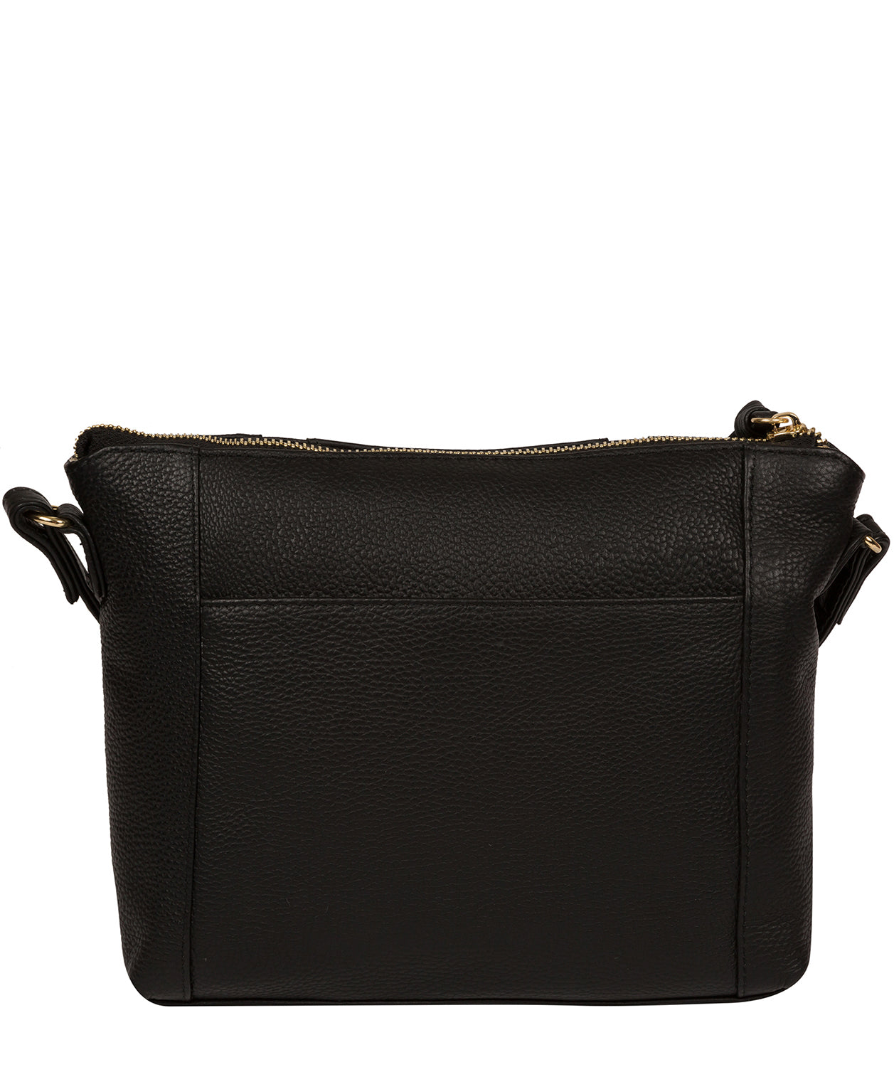 'Yoshi' Black Leather Cross Body Bag