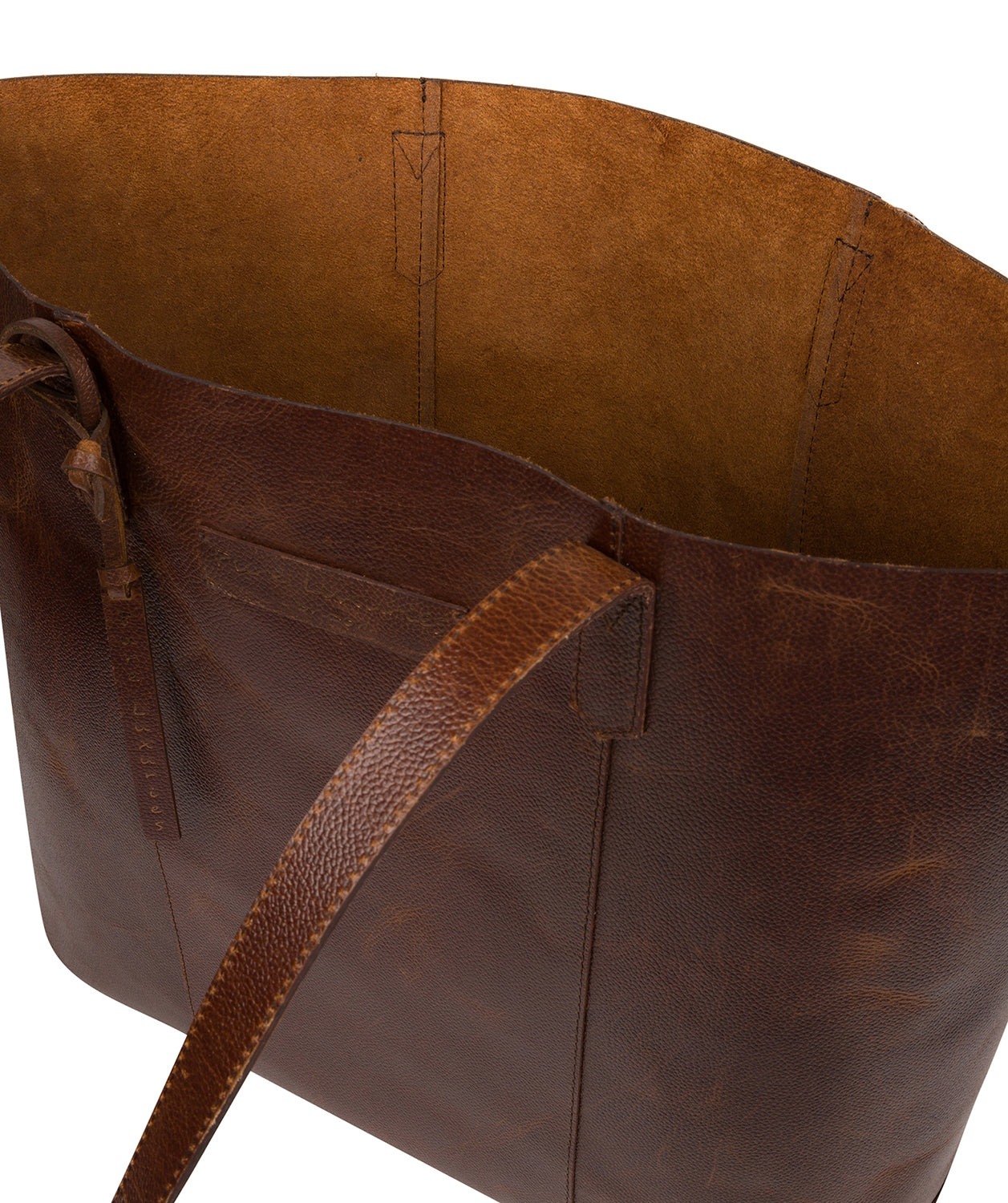 'Bankside' Vintage Brown Leather Tote Bag