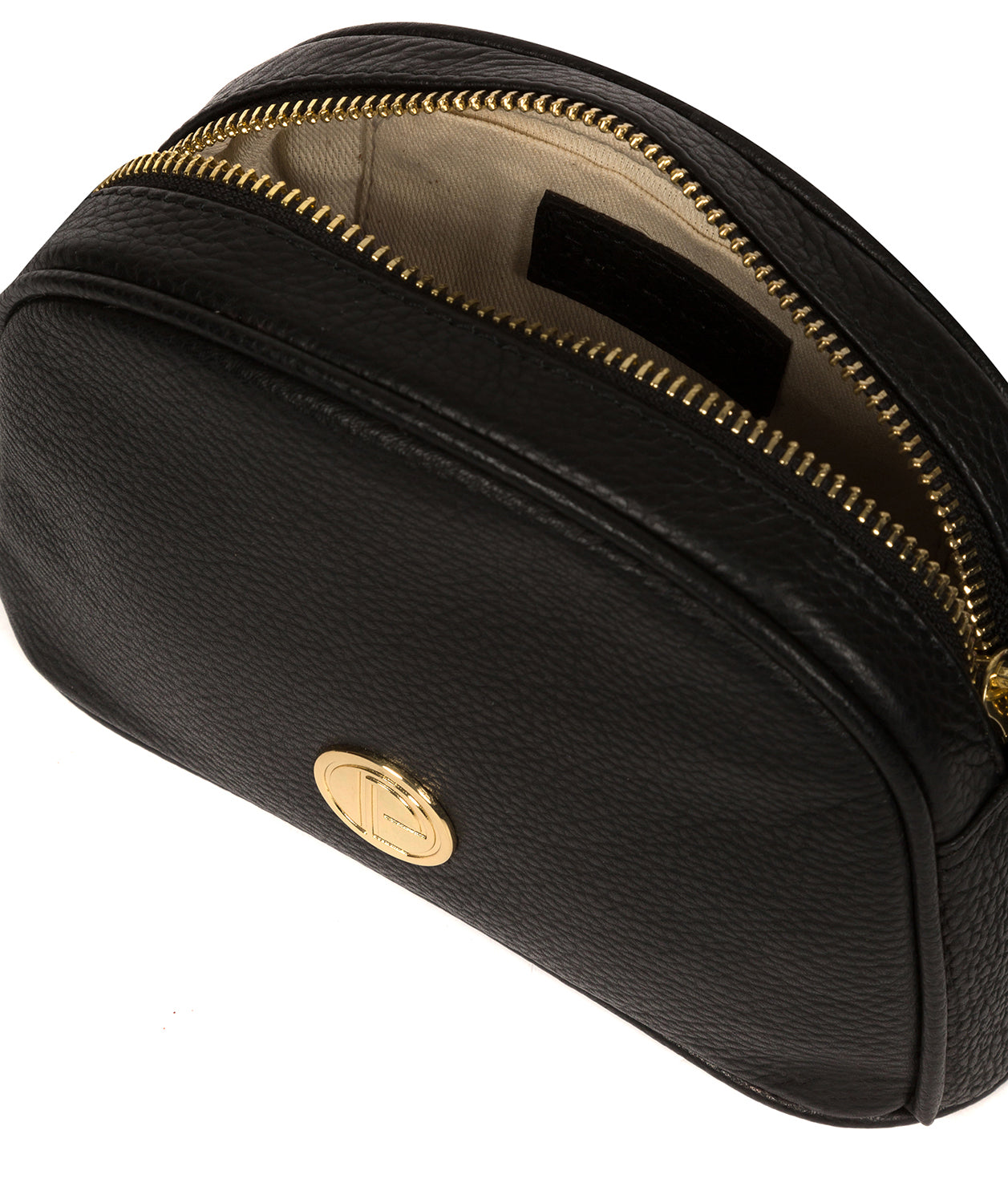 'Pixie' Black Leather Cross Body Bag image 4