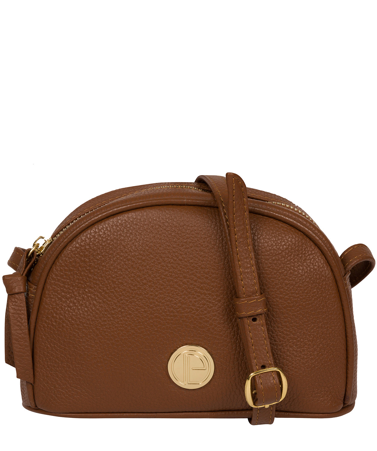 'Pixie' Tan Leather Cross Body Bag image 1
