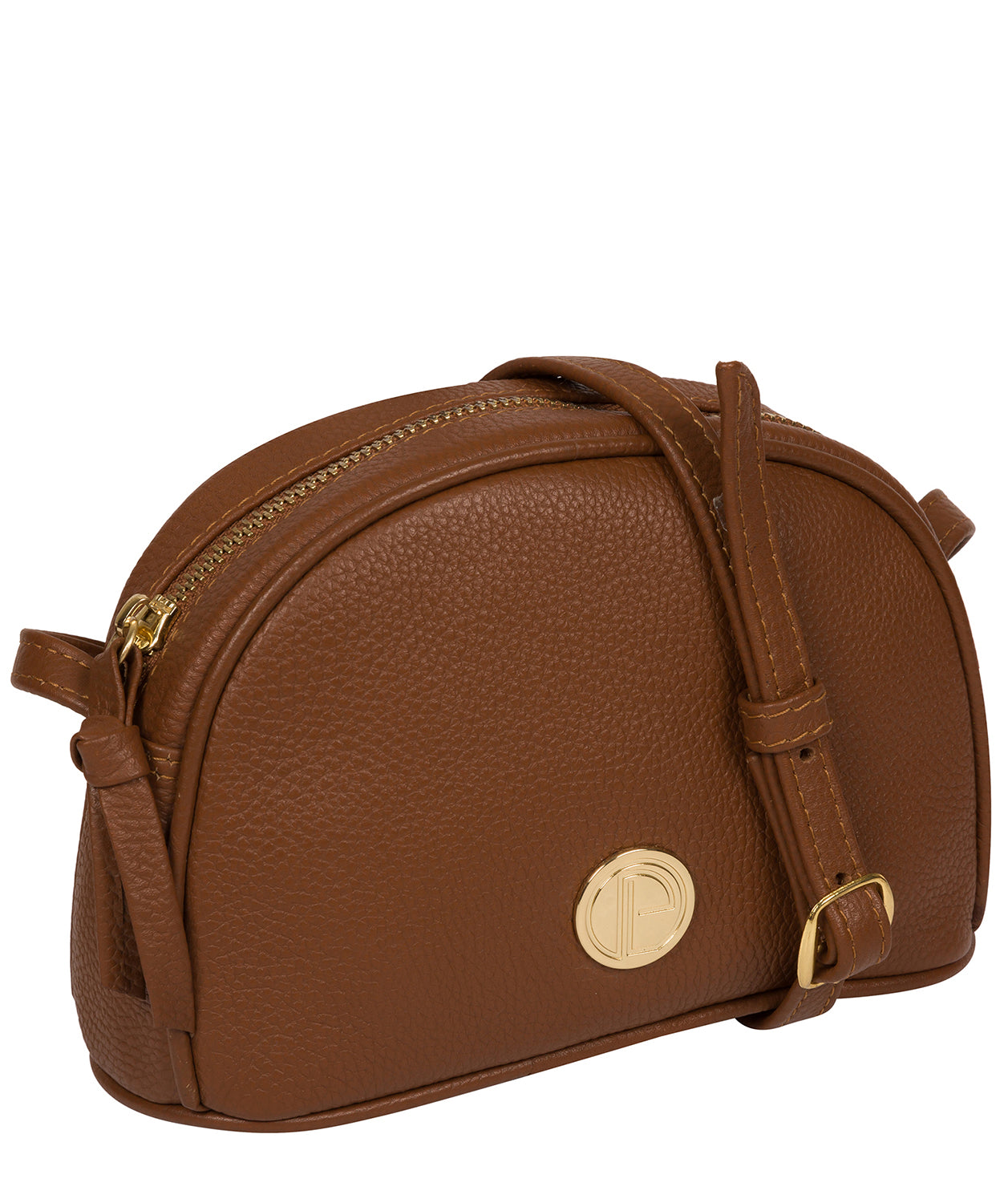 'Pixie' Tan Leather Cross Body Bag image 5