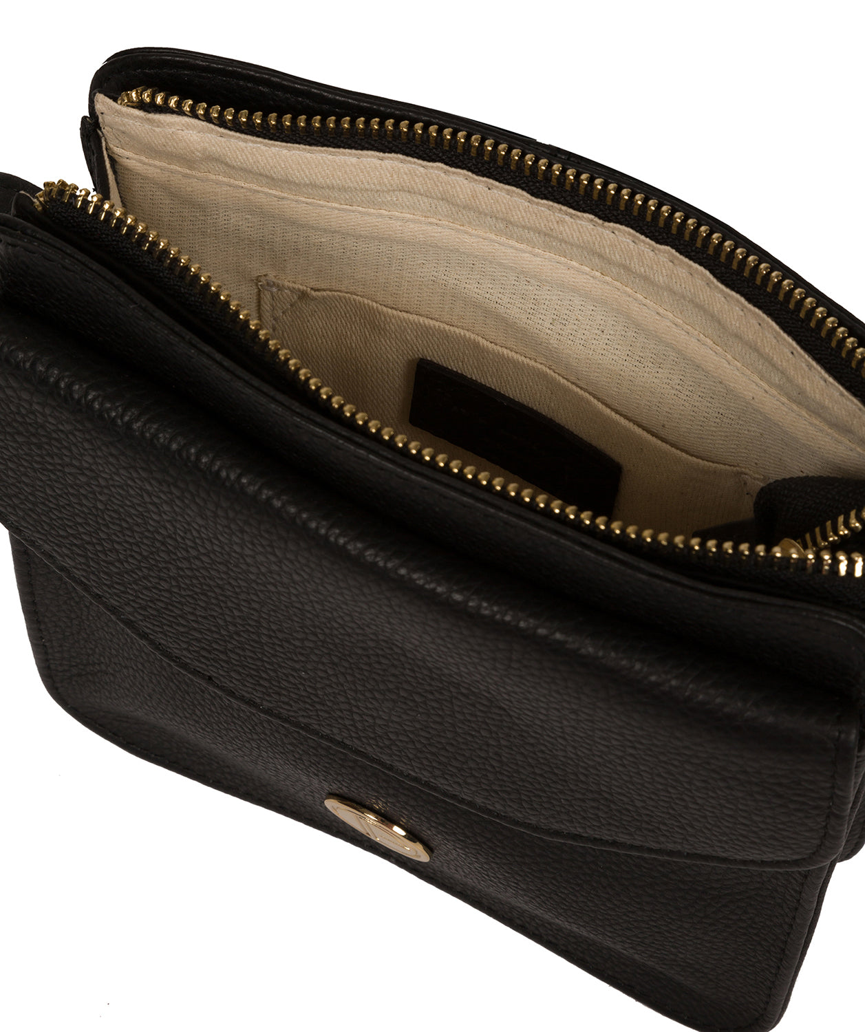 'Coco' Black Leather Cross Body Bag image 4