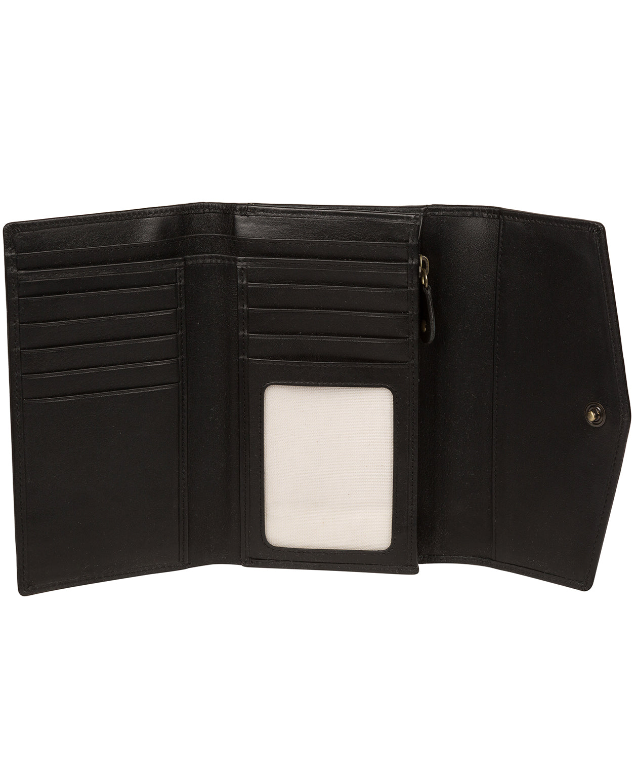 'Highgrove' Black Leather Purse