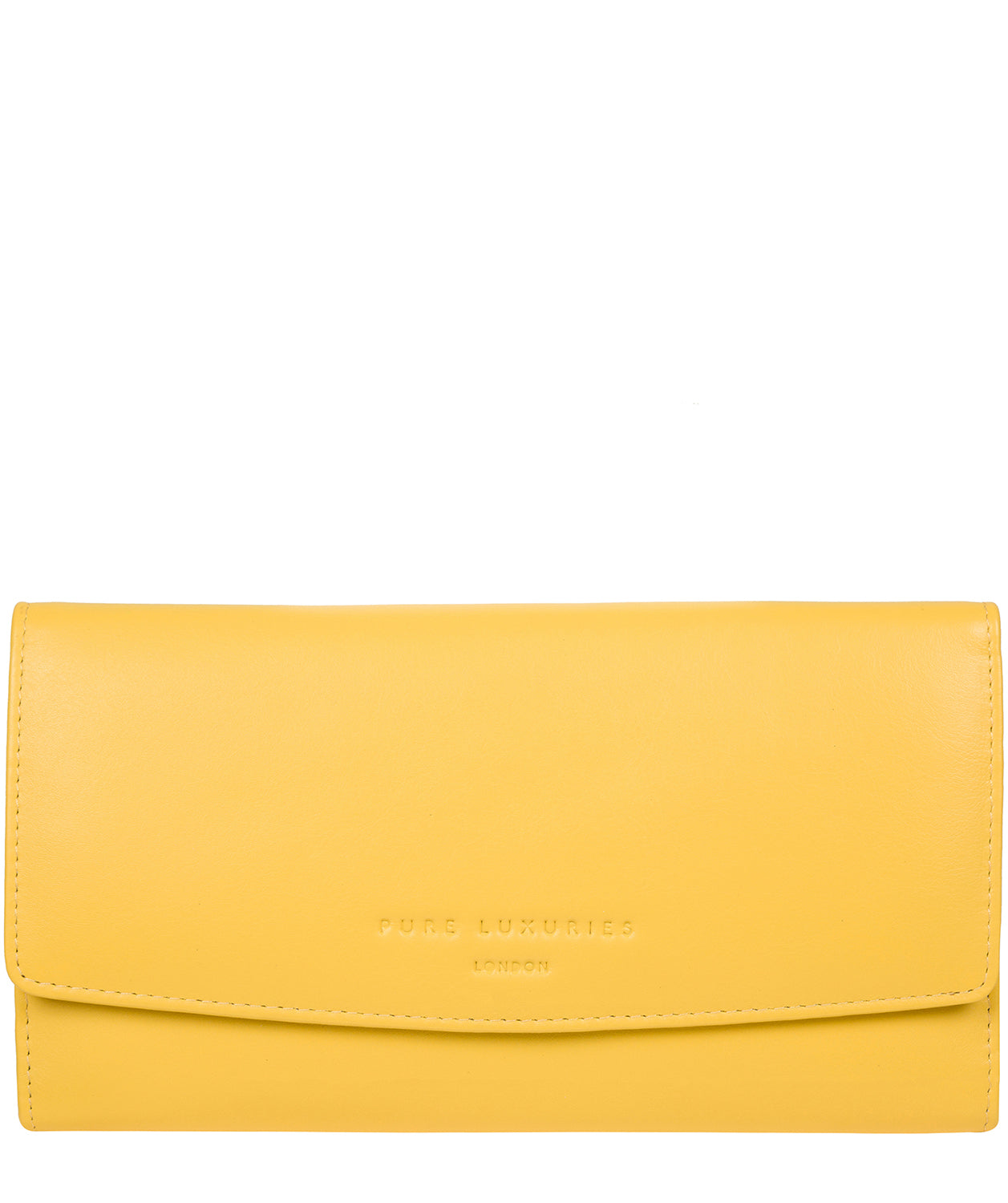 'Balmoral' Dandelion Leather Purse image 1
