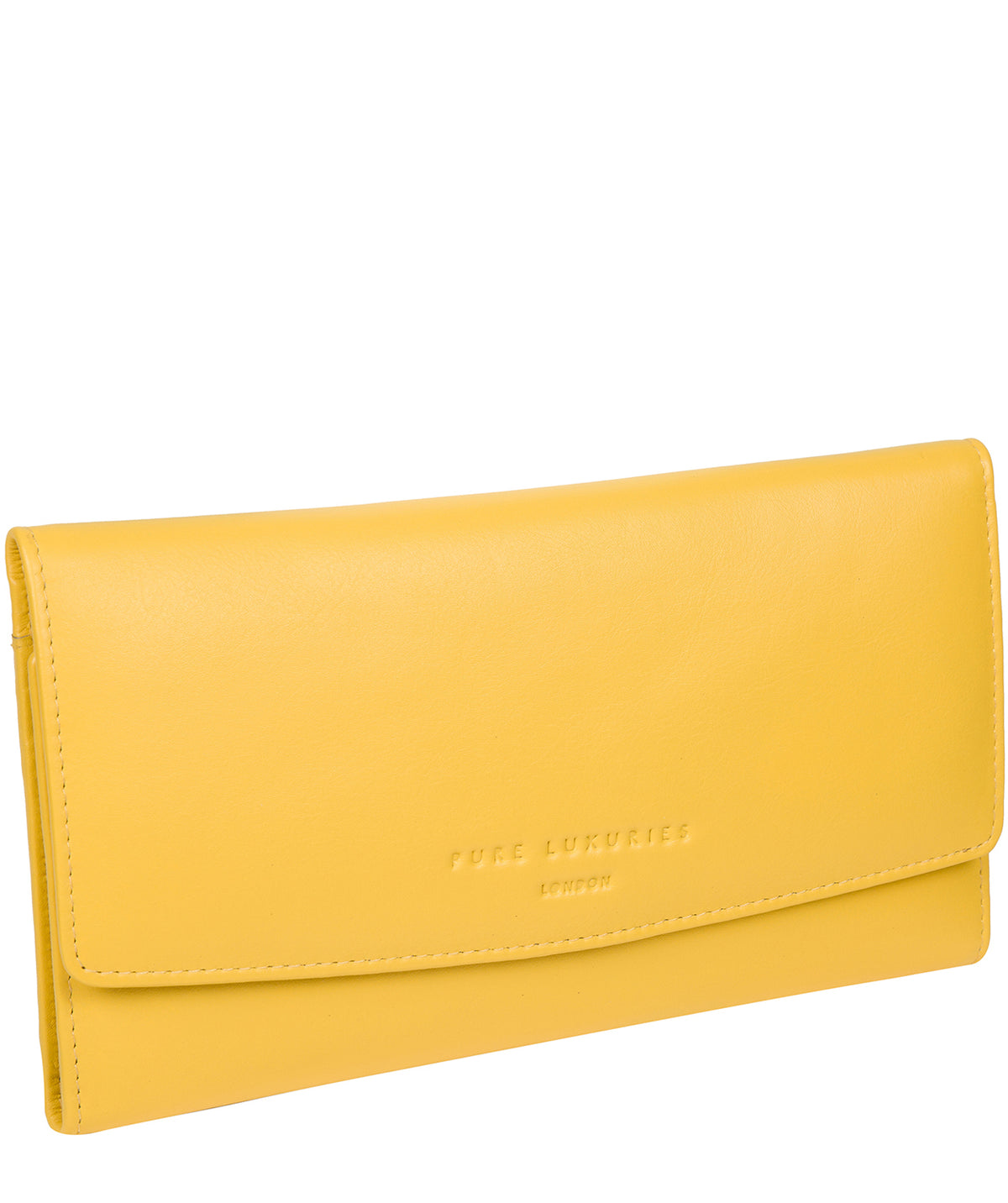 'Balmoral' Dandelion Leather Purse image 3