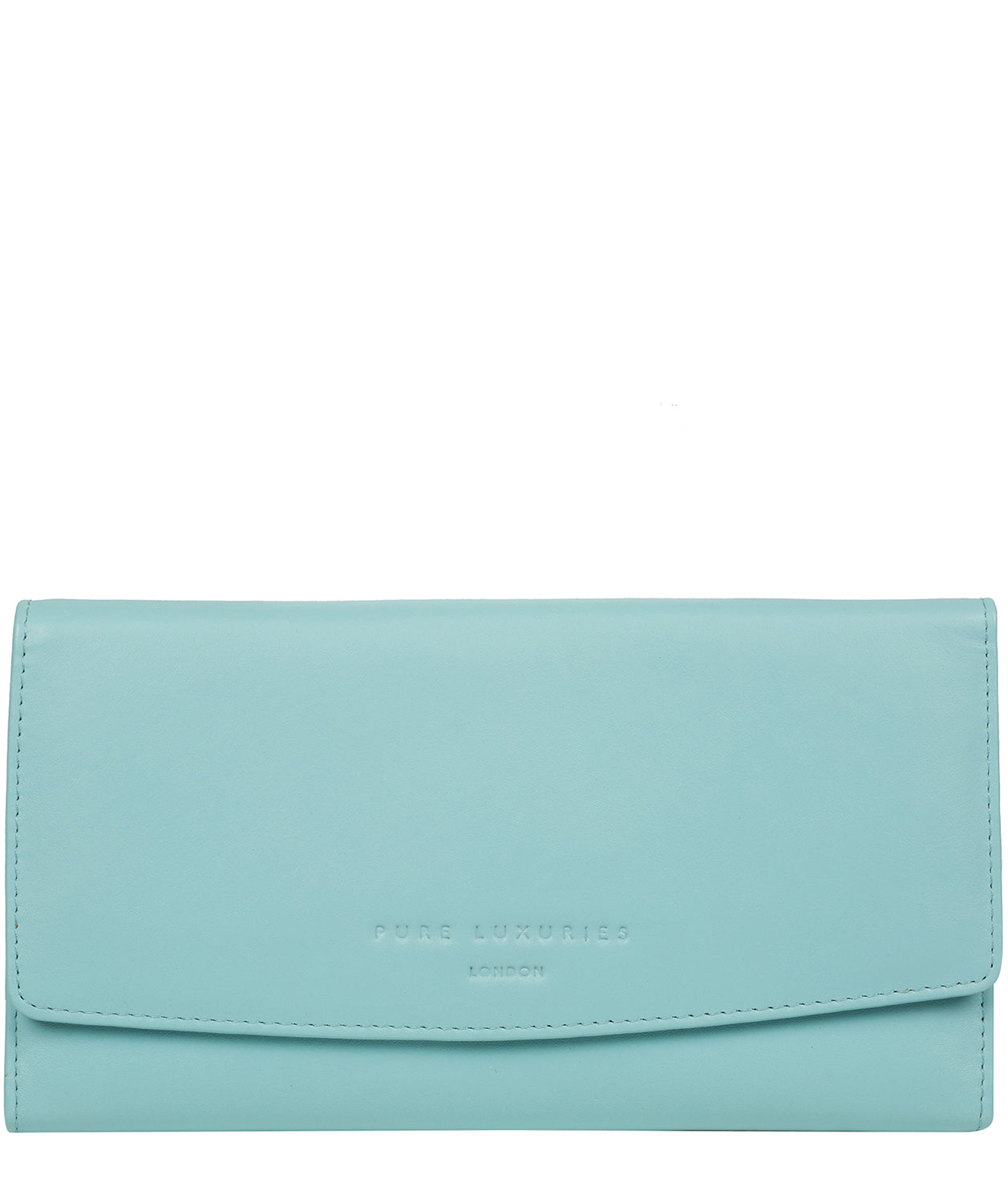 'Balmoral' Paradise Blue Leather Purse image 1