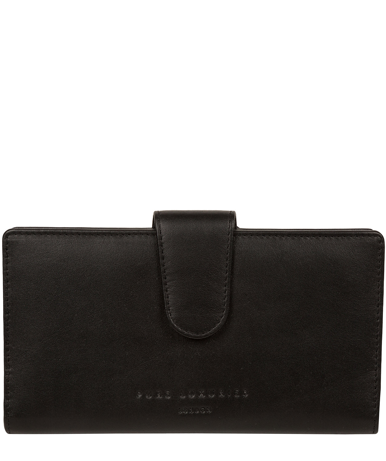 'Clarendon' Black Leather Purse image 1