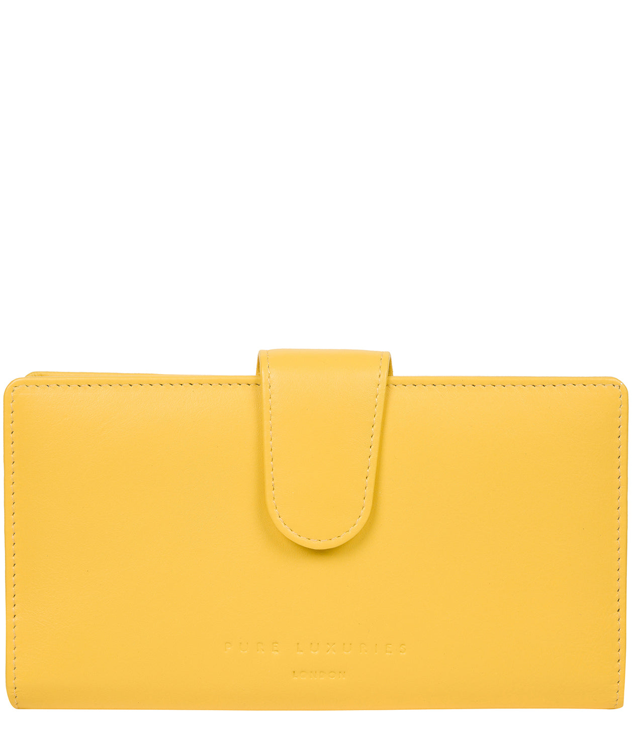 'Clarendon' Dandelion Leather Purse image 1