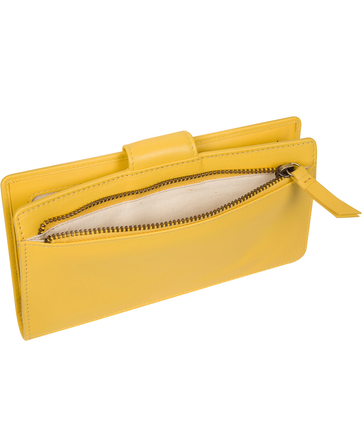 'Clarendon' Dandelion Leather Purse image 5