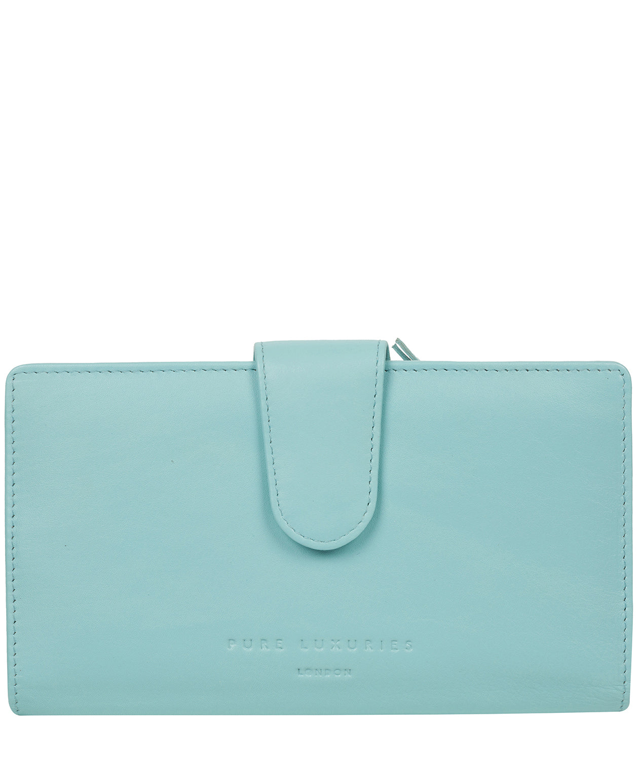 'Clarendon' Paradise Blue Leather Purse image 1