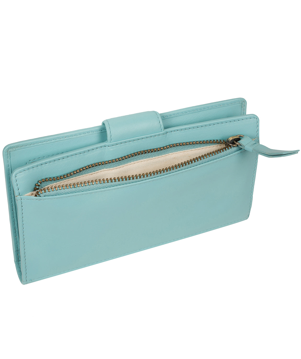 'Clarendon' Paradise Blue Leather Purse image 5