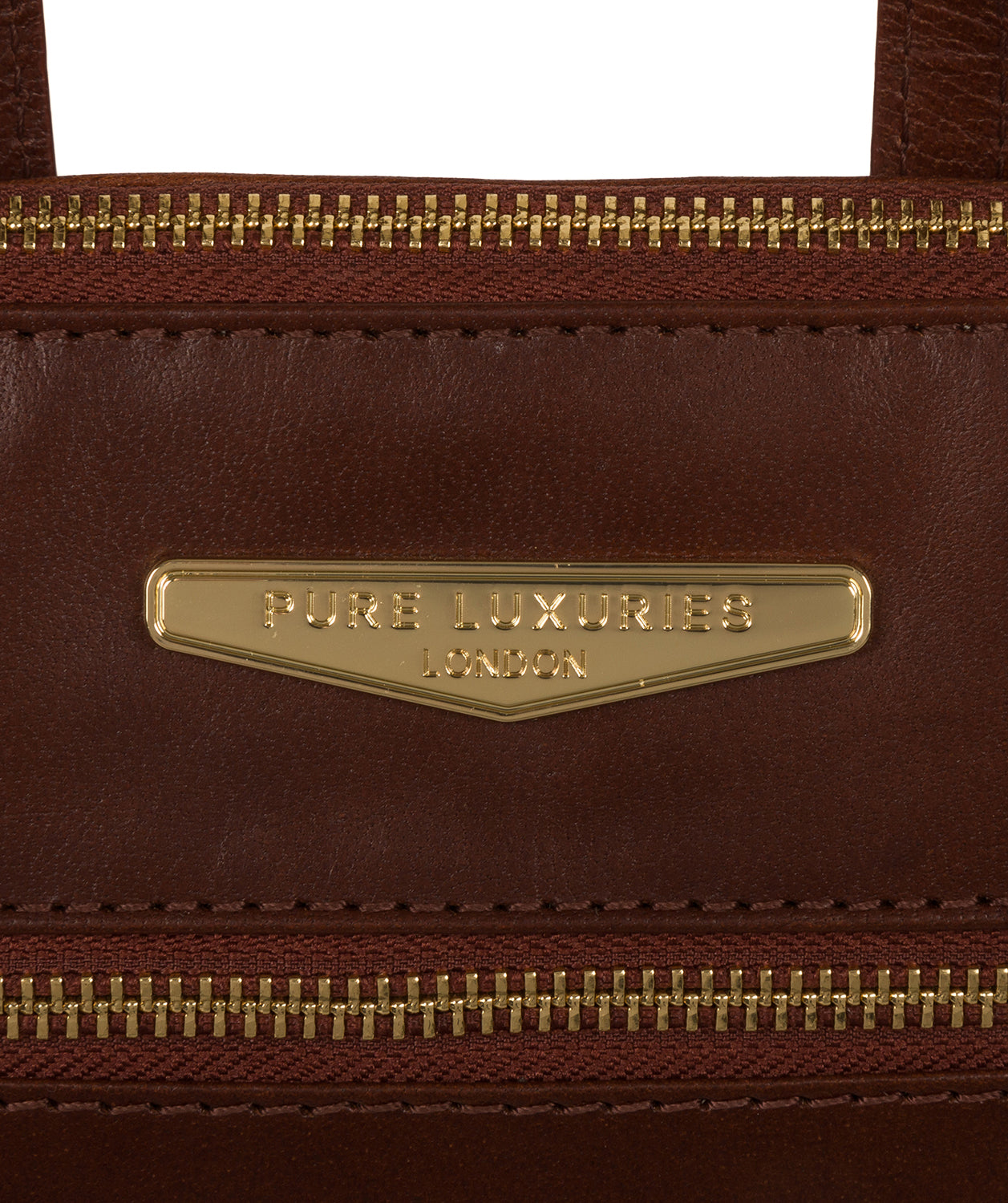 'Lauretta' Brown Leather Cross Body Bag image 6