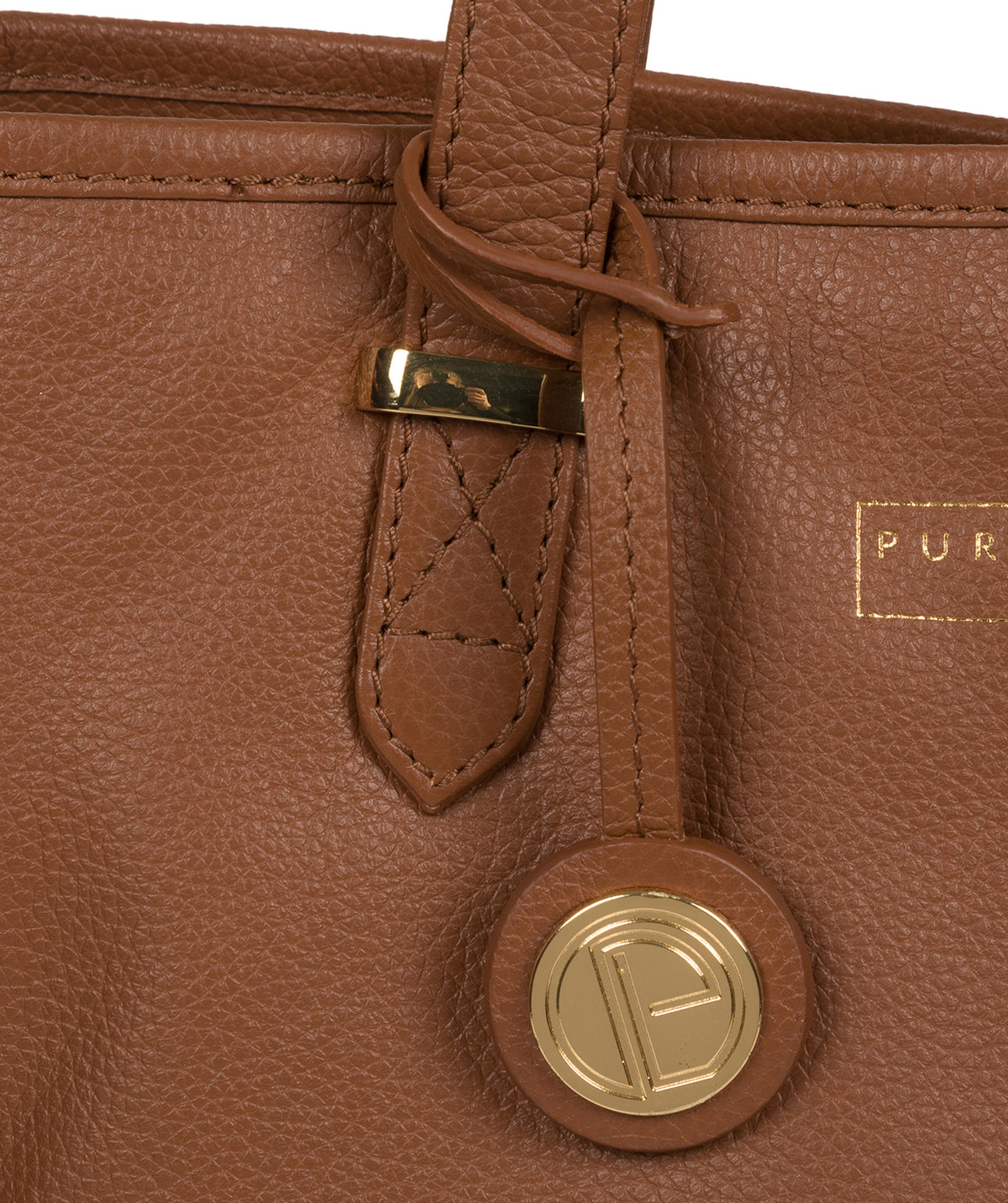 'Sherwood' Tan Leather Tote Bag image 6