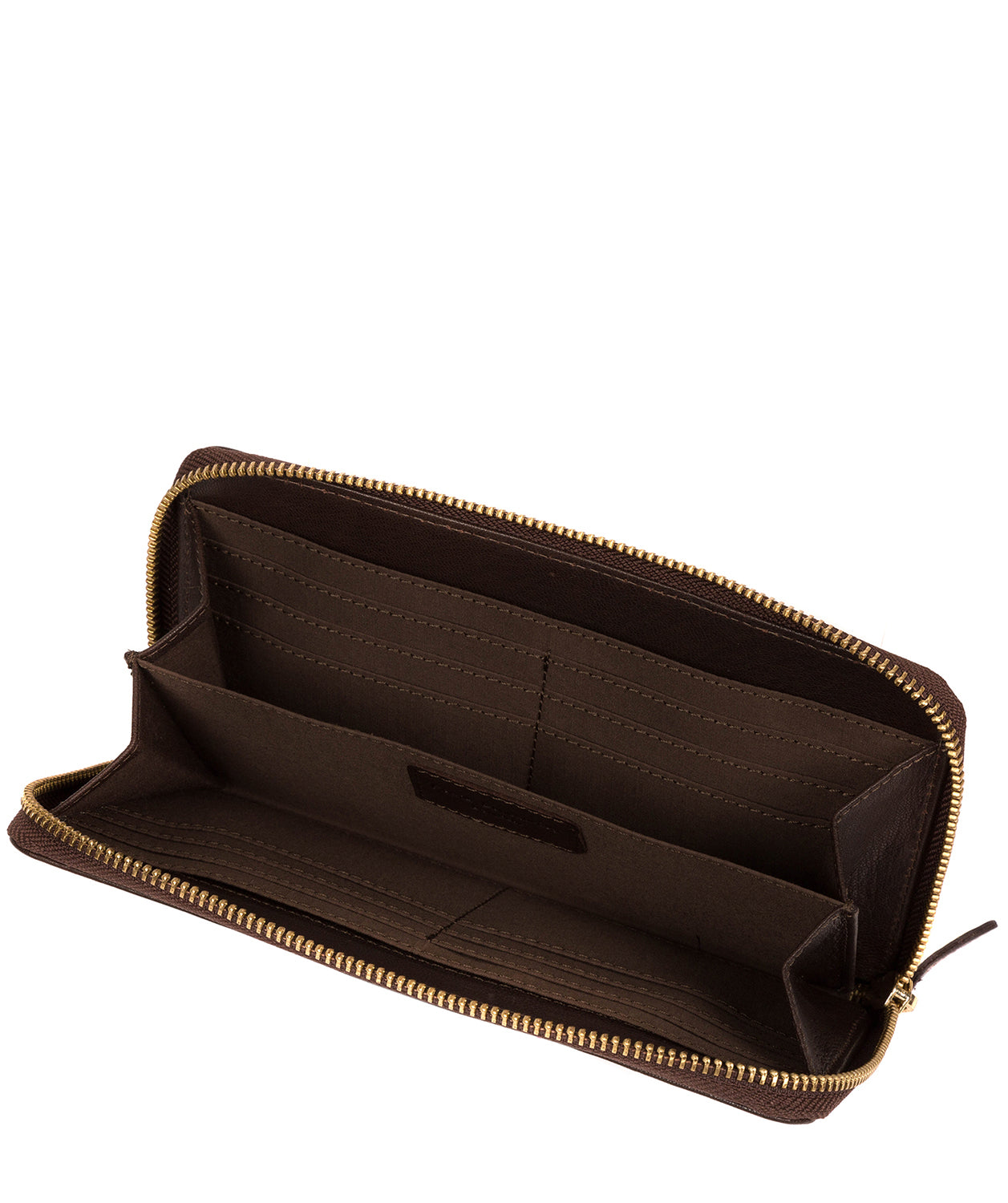 'Marylebone' Chocolate Leather Purse image 3