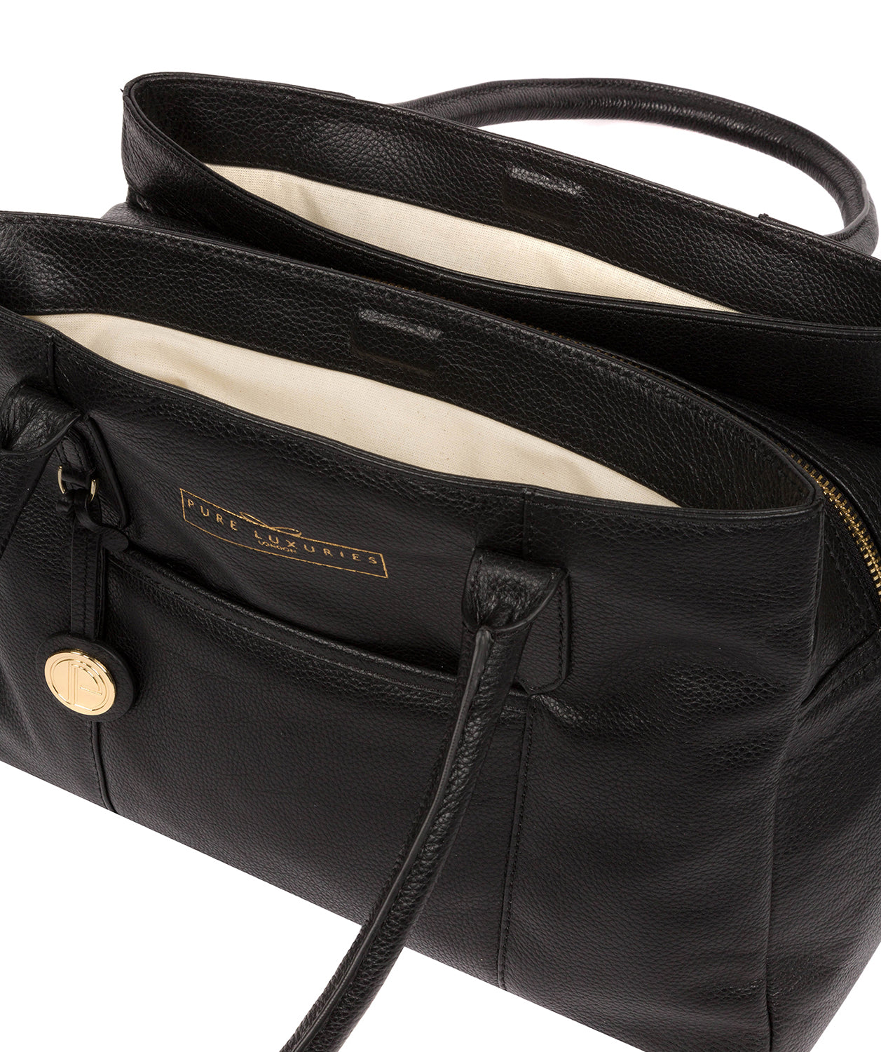 'Chatham' Black Leather Handbag