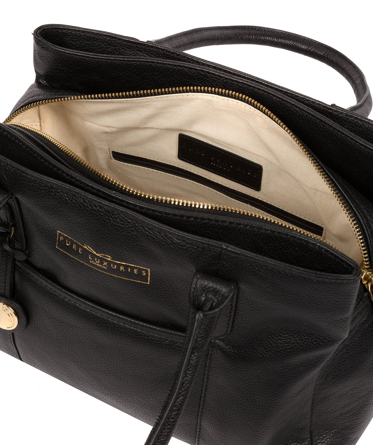 'Chatham' Black Leather Handbag