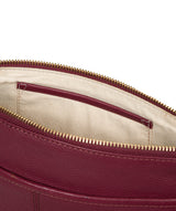Pure Luxuries Classic Collection Bags: 'Tindall' Pomegranate Leather Shoulder Bag