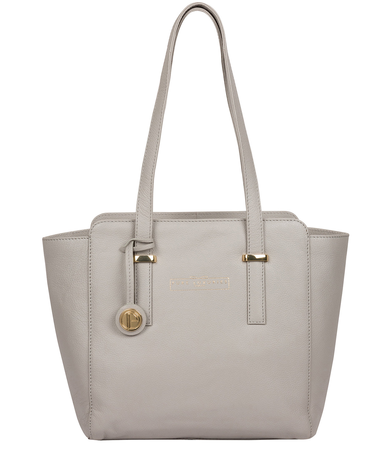 'Blakeley' Grey Leather Handbag image 1