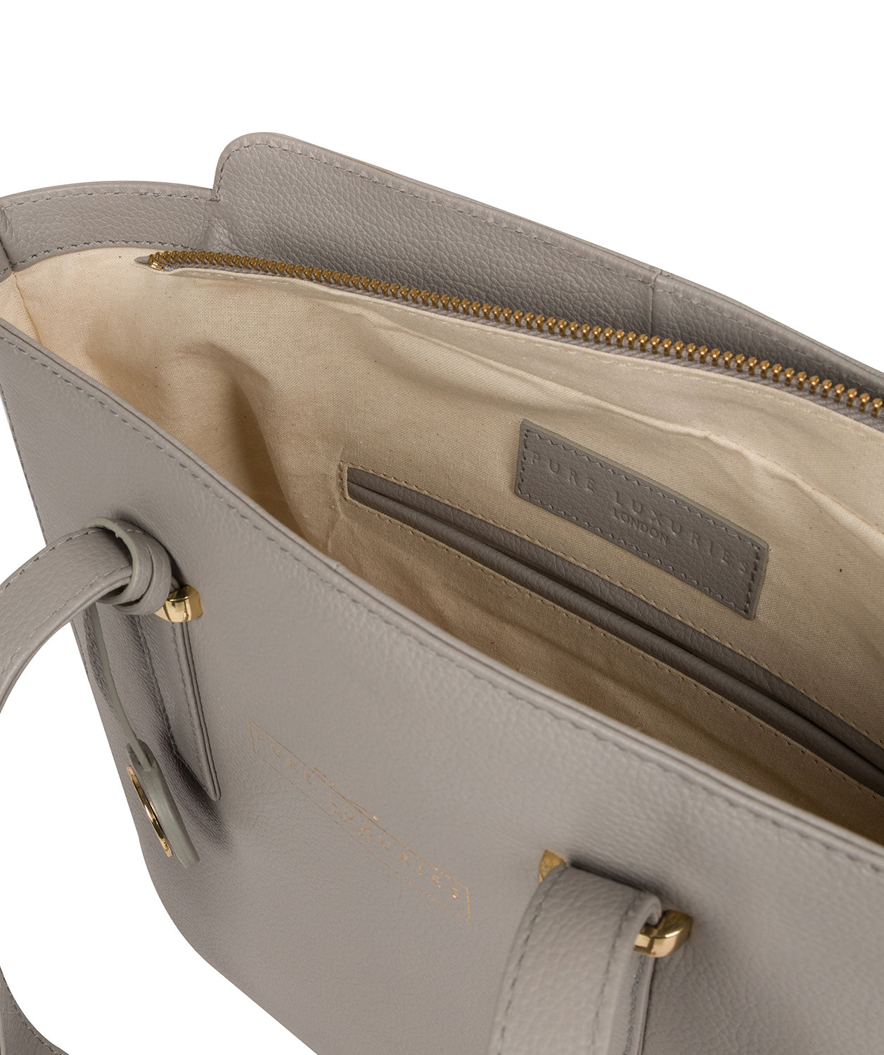 'Blakeley' Grey Leather Handbag image 4