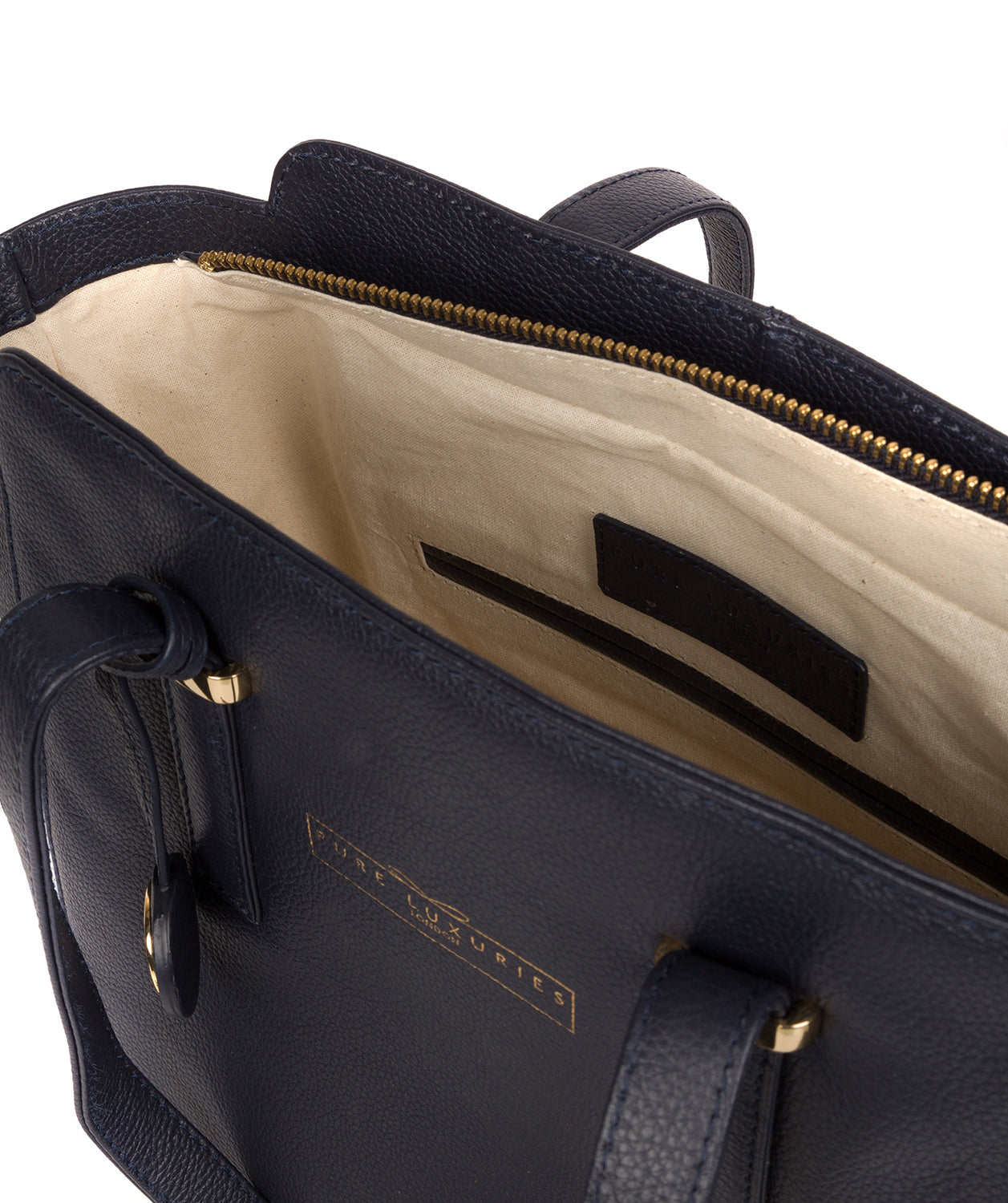 'Blakeley' Navy Leather Handbag image 4