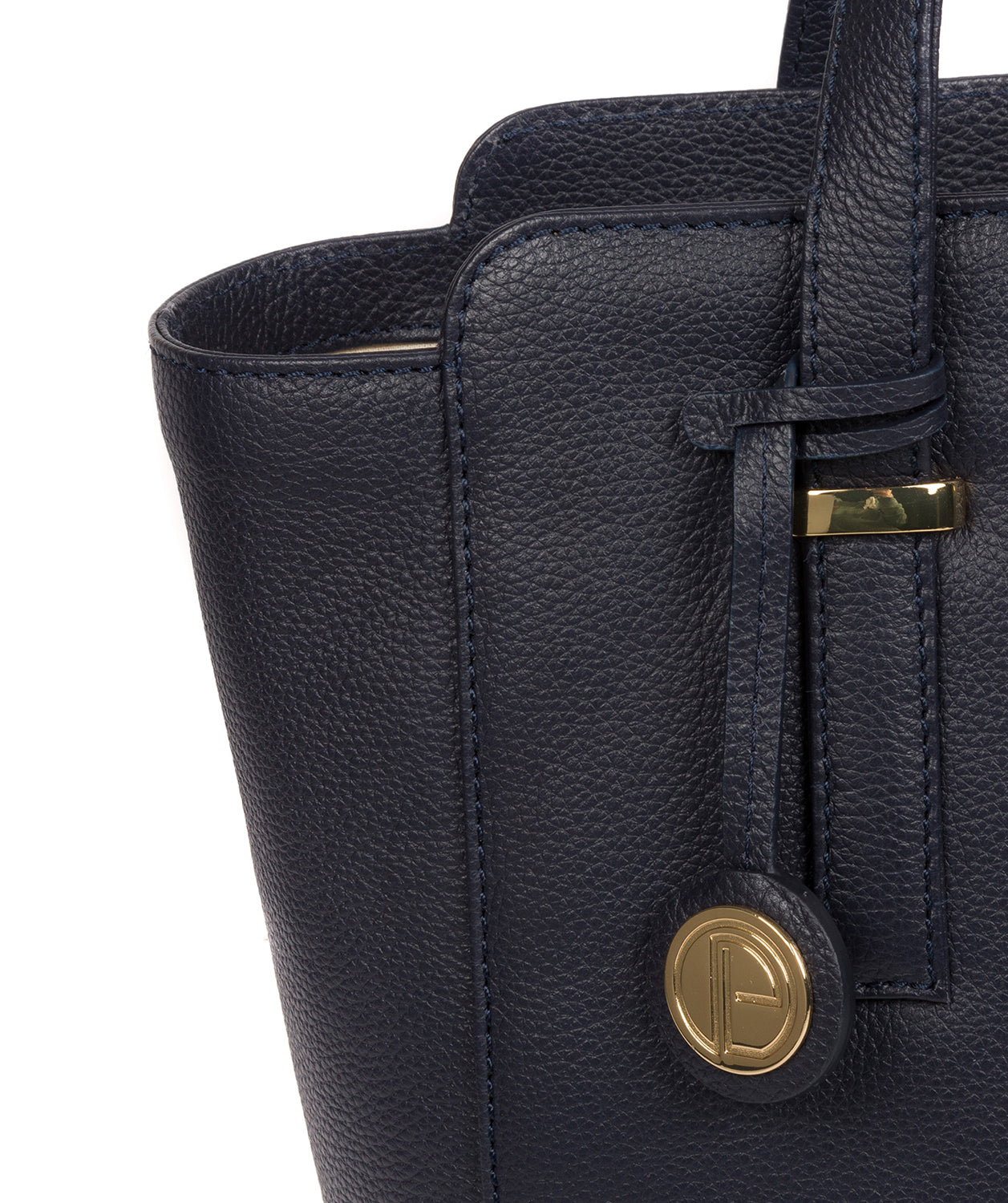 'Blakeley' Navy Leather Handbag image 6