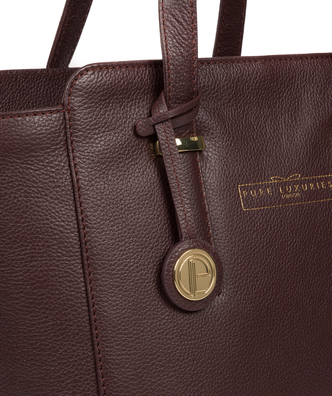 'Blakeley' Plum Leather Handbag image 6