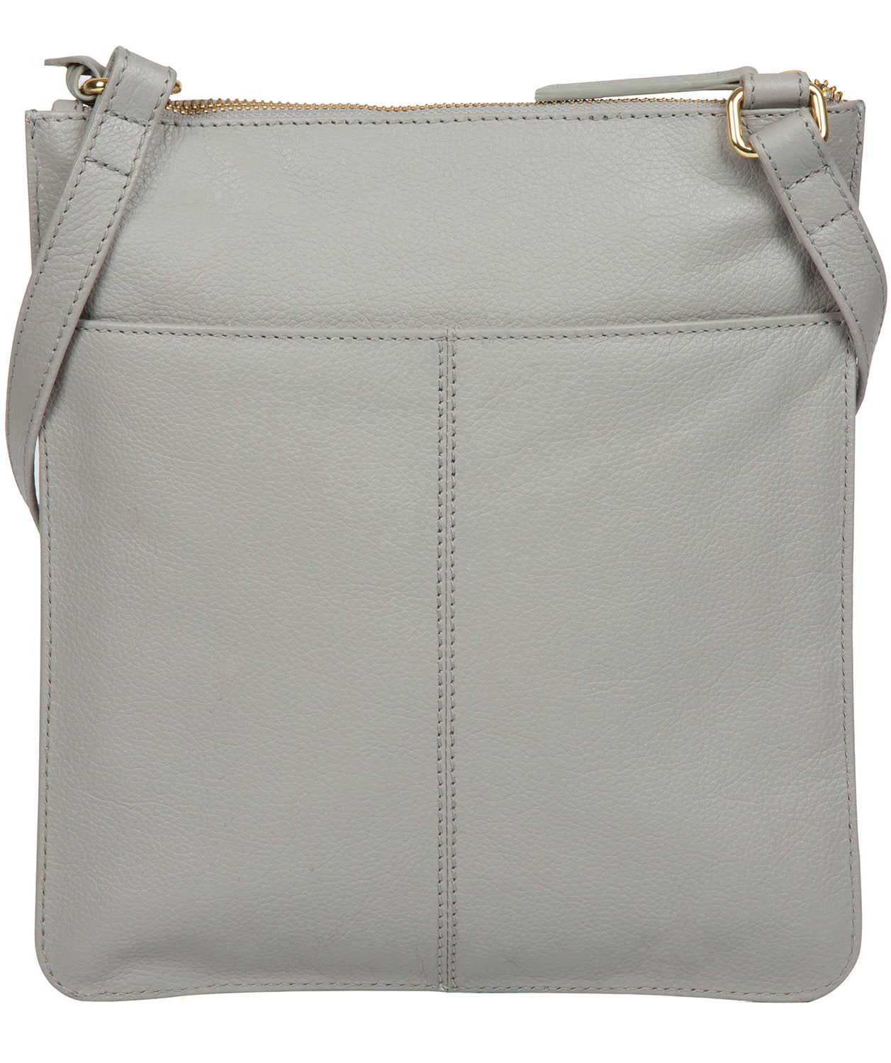 'Kenley' Grey Leather Cross Body Bag image 3