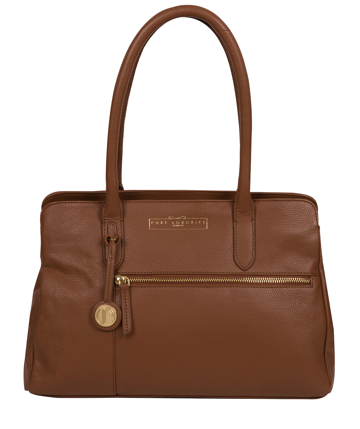 'Darby' Tan Leather Handbag