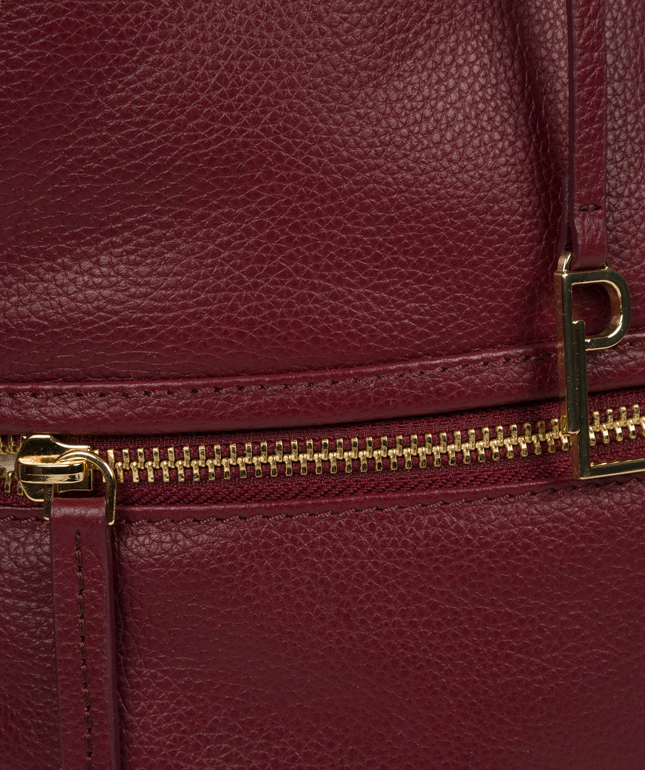 'Selsey' Deep Red Leather Tote Bag Pure Luxuries London