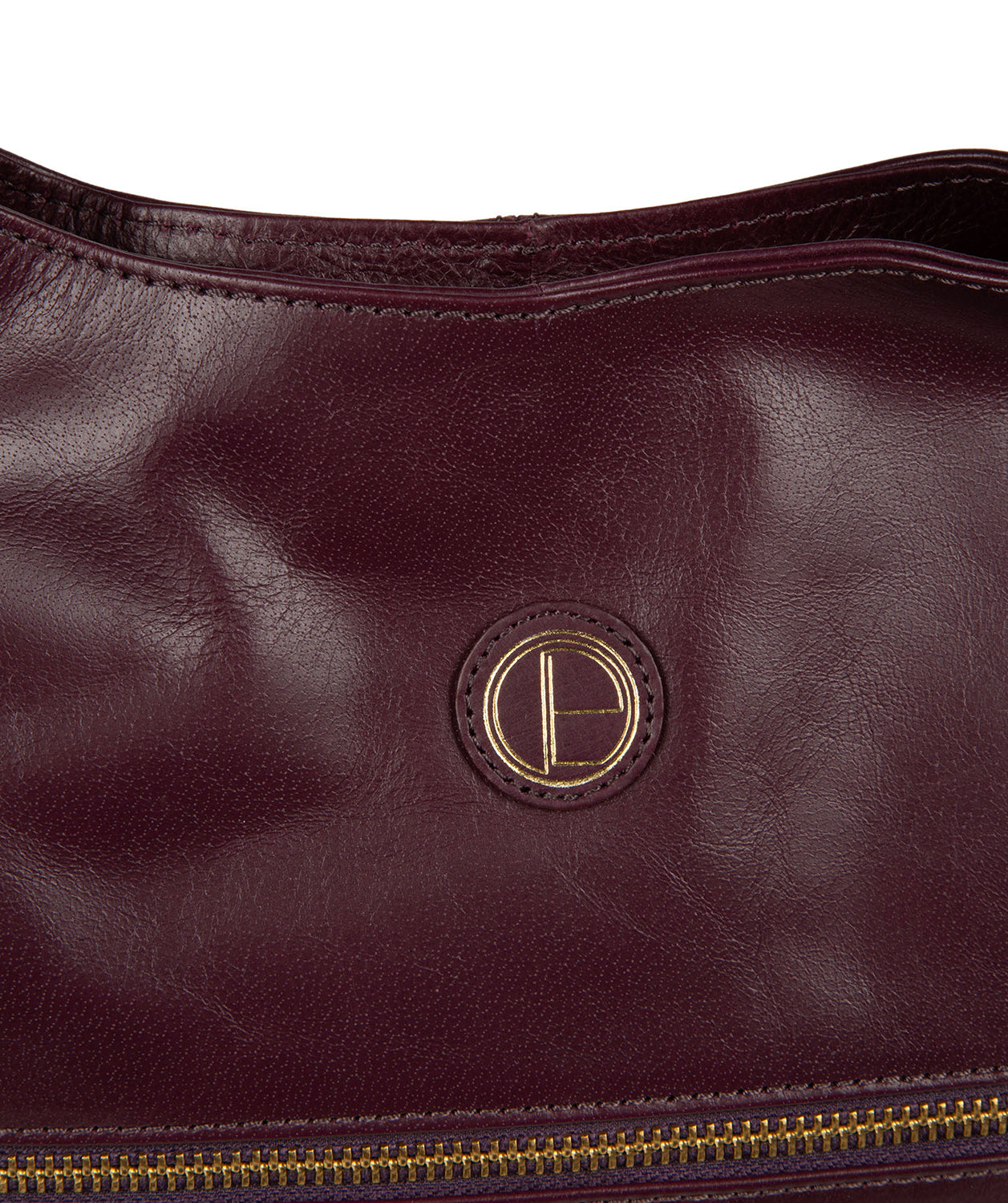 'Loxford' Blackberry Leather Tote Bag image 6