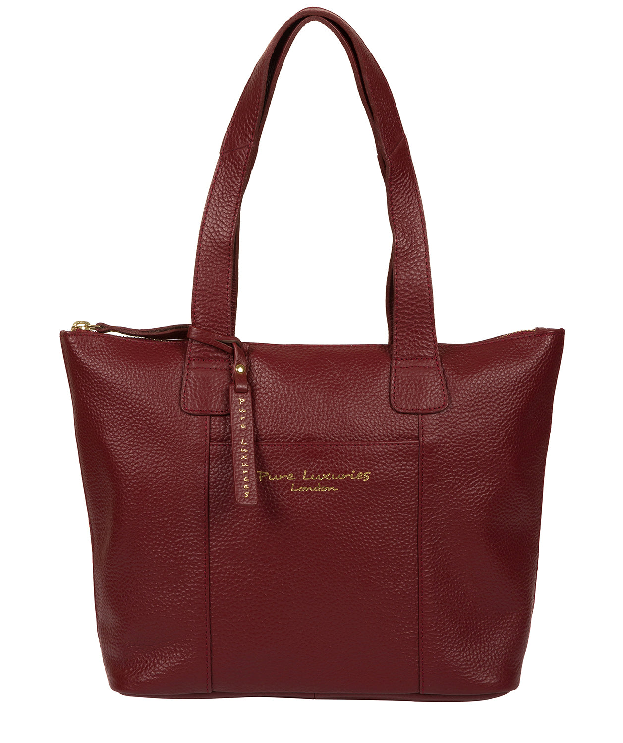 'Dem' Red Leather Handbag image 1