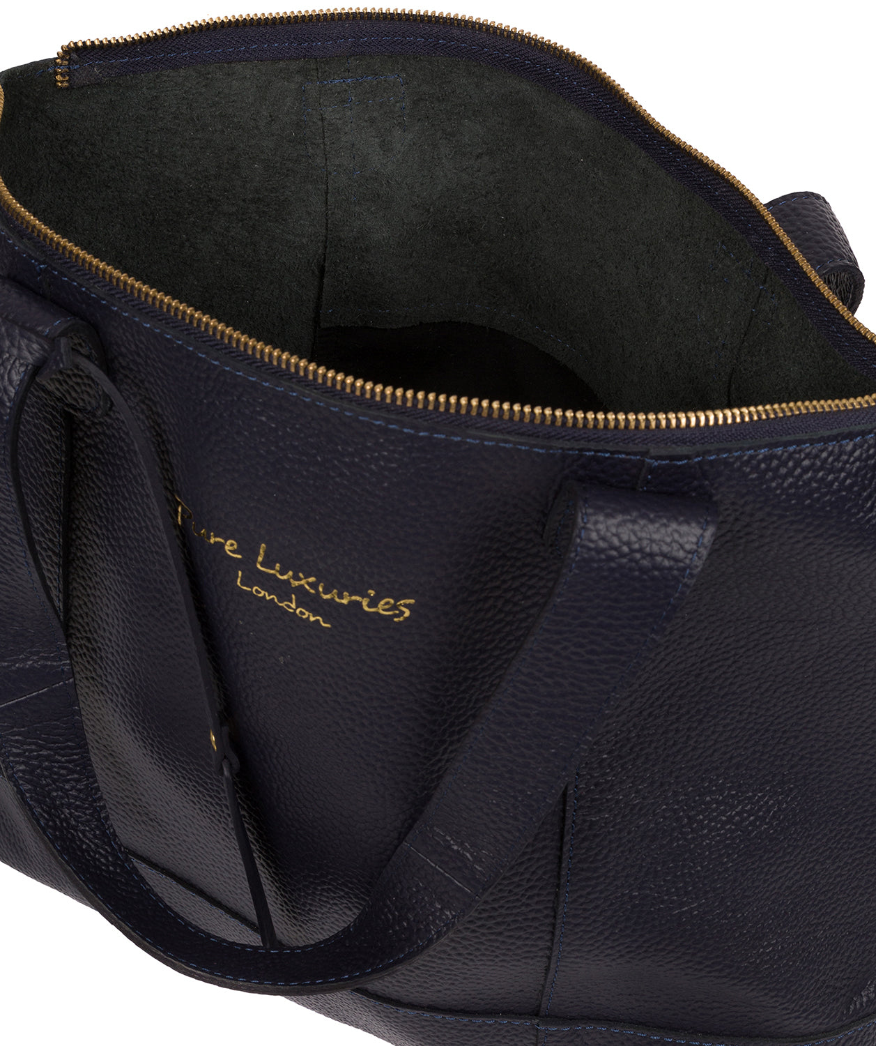 'Sachi' Ink Leather Tote Bag Pure Luxuries London