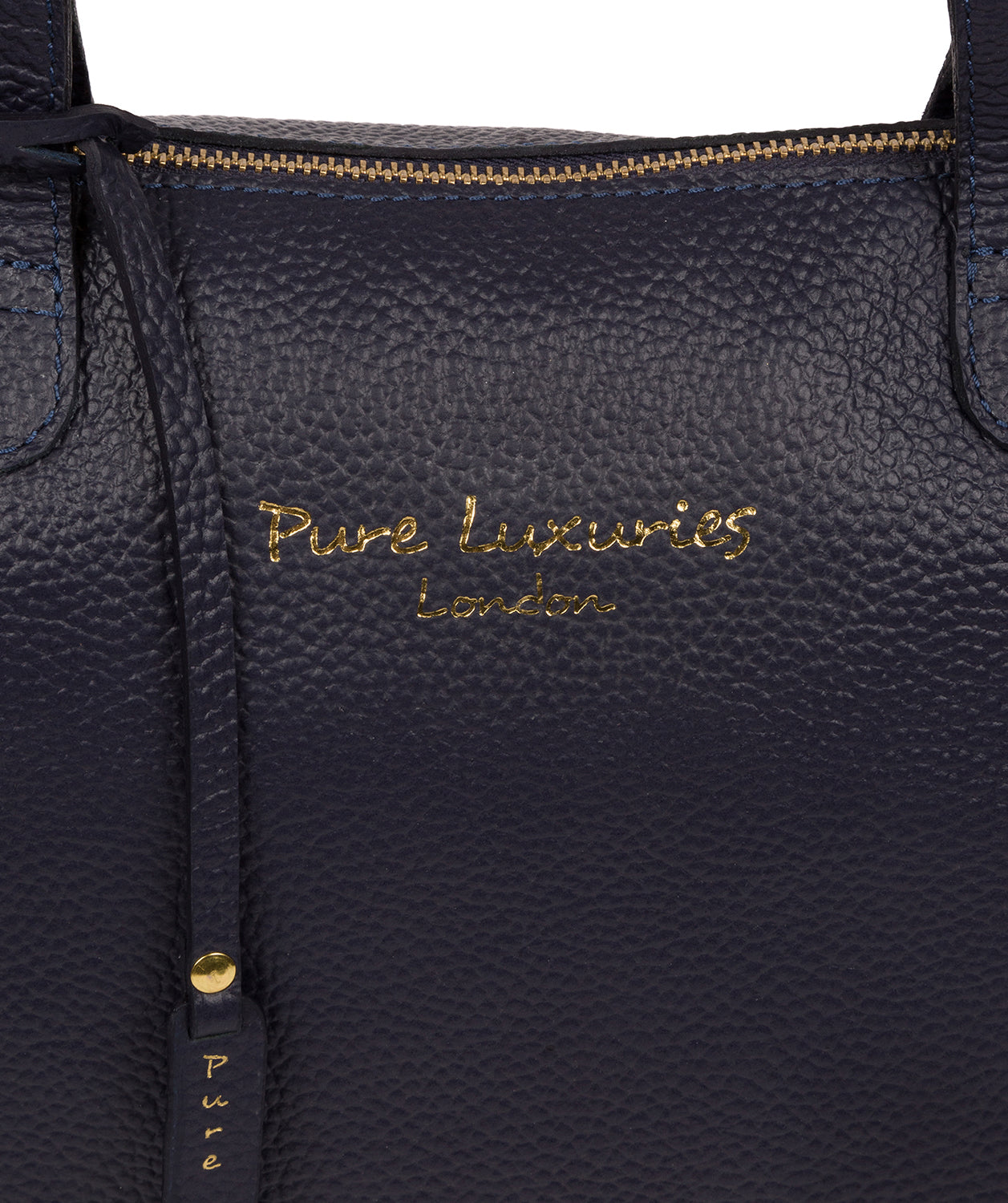 'Sachi' Ink Leather Tote Bag Pure Luxuries London